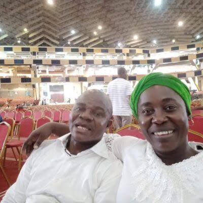 Osinachi and her husband at an event  - Nigeria Gossip