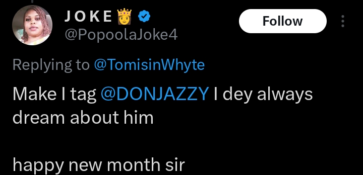 Joke post tagging don jazzy - Nigeria Gossip