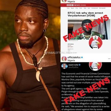 EFCC Denies BBC’s Claim on Reason For VeryDarkMan’s Arrest! - Nigeria Gossip