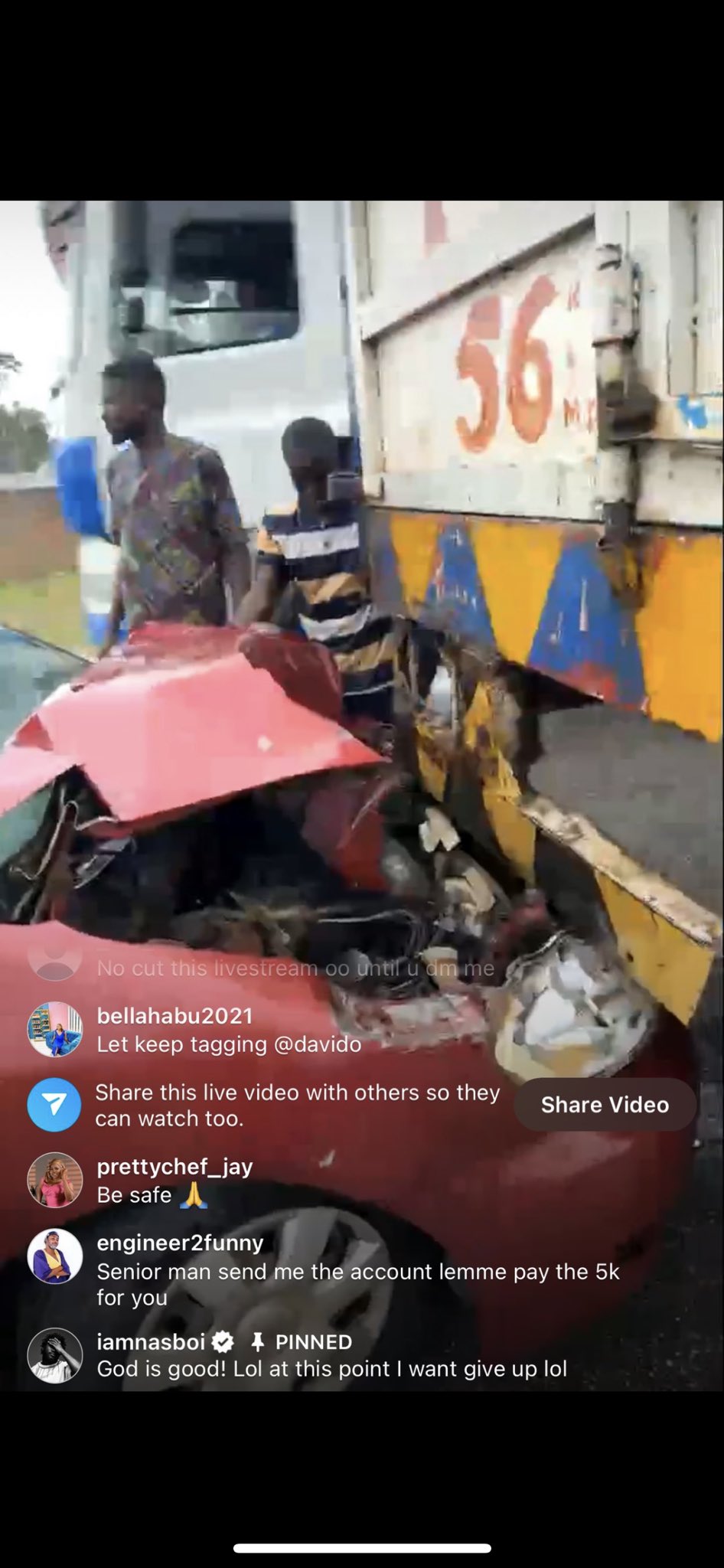 Nasboi’s Fatal Car Crash While Touring Nigeria to Beg Davido for a Collab - Nigeria Gossip