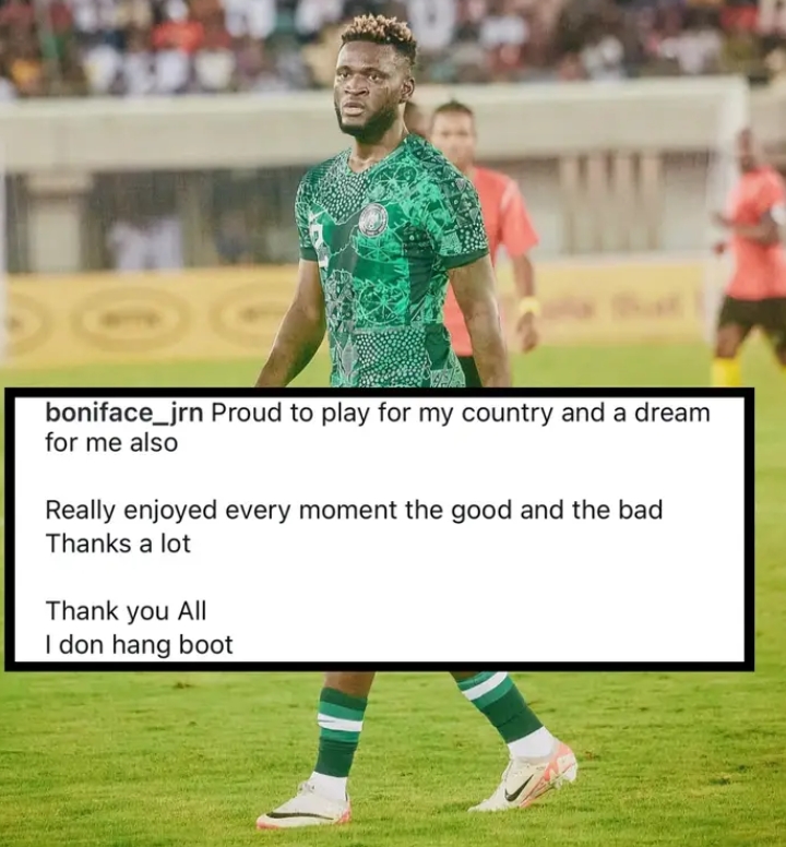 Victor Boniface Quits Super Eagles at 24: Shocking Details Revealed - Nigeria Gossip
