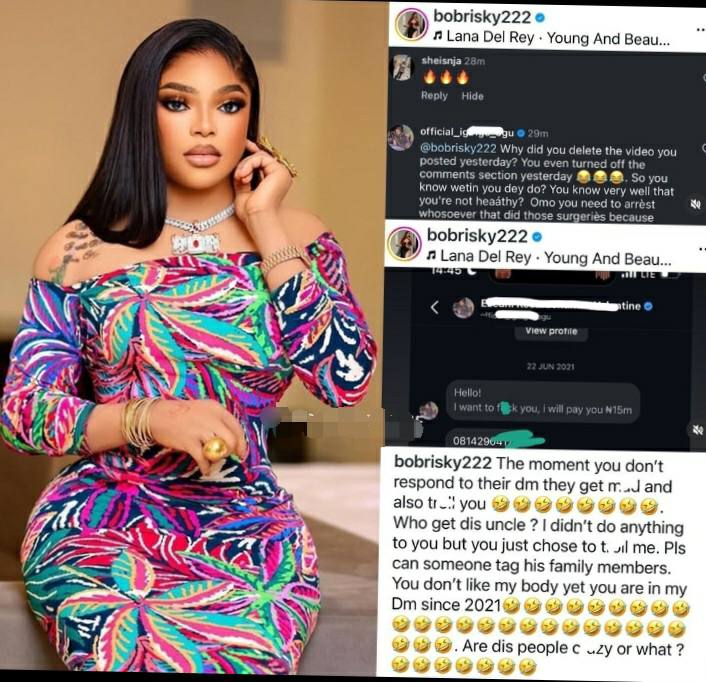 Bobrisky Exposes Man Offering N15M for Sex in Shocking Drama - Nigeria Gossip and Scandals