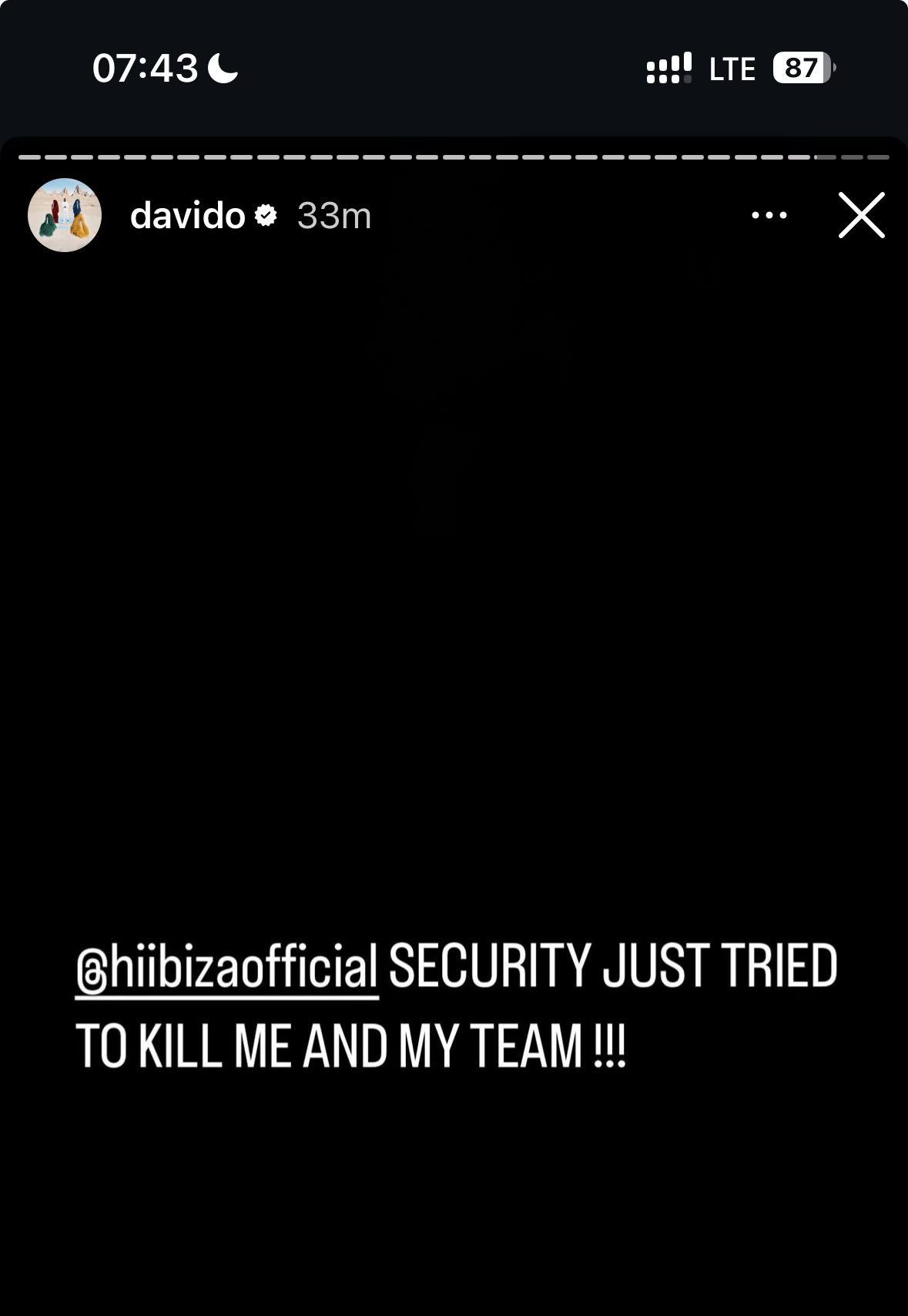 Davido posts that hi Ibiza security tried to kill him - Nigeria Gossip