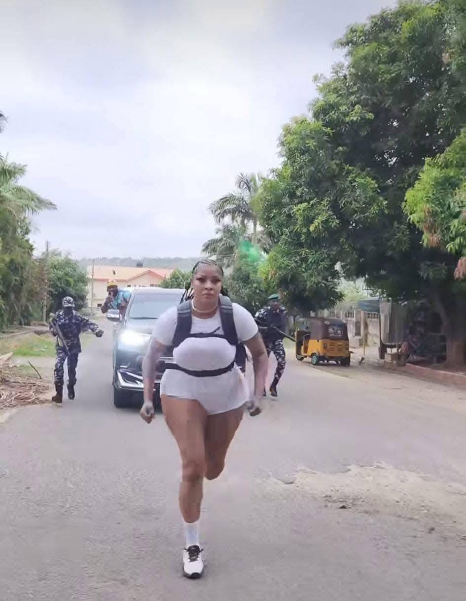 Nollywood Star Angela Okorie’s Armed Escort Sparks Outrage - Nigeria Gossip and Scandals