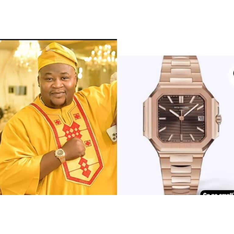 Cubana Chief Priest Flaunts £151K Patek Philippe Watch, Says Only Tinubu, Davido, and Himself Own It - Nigeria Gossip and Scandals
