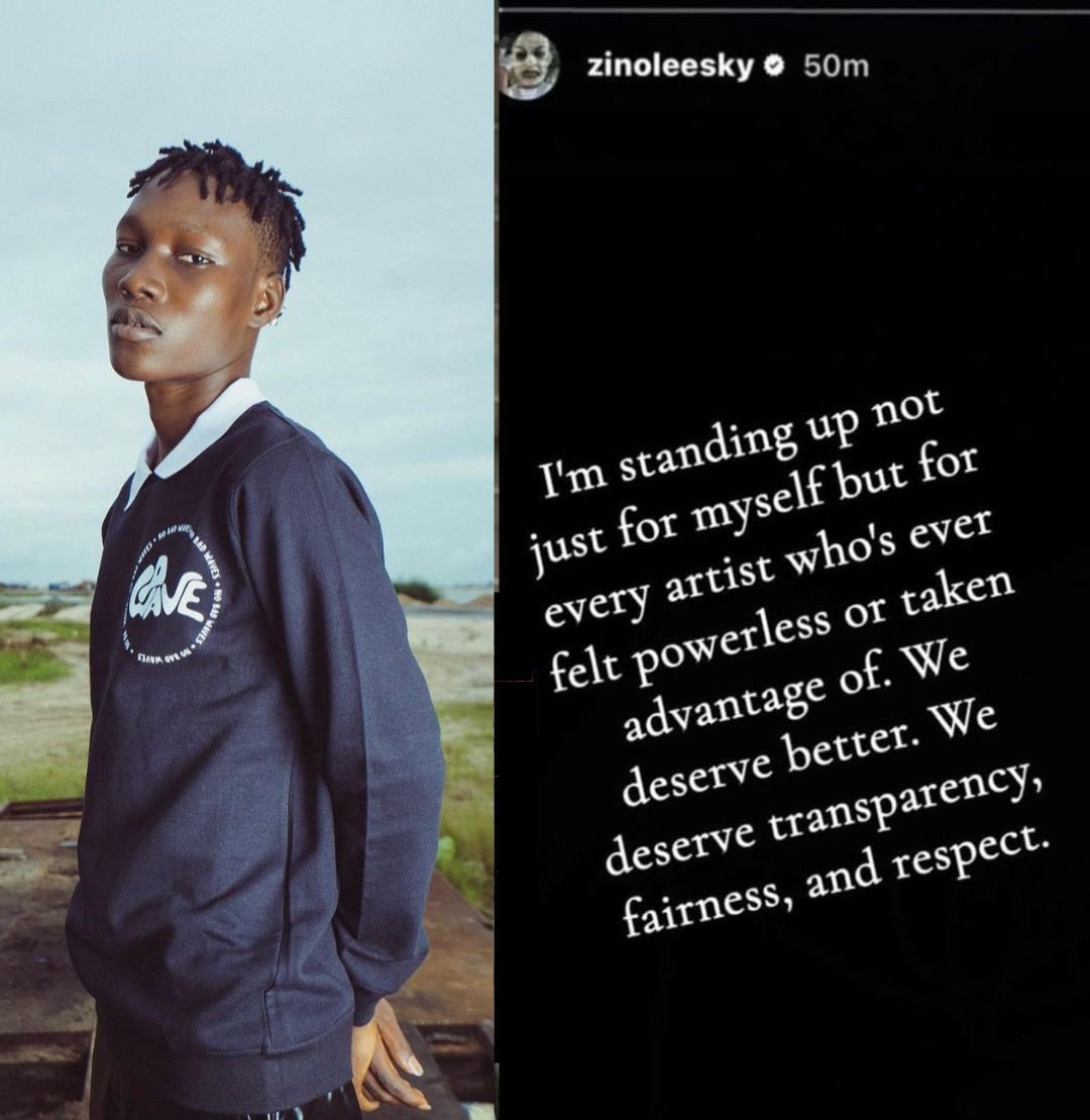 Zinoleesky Sparks Exit Rumours from Marlian Music with Cryptic Post on Mohbad's Death Anniversary - Related Nigeria Gossip