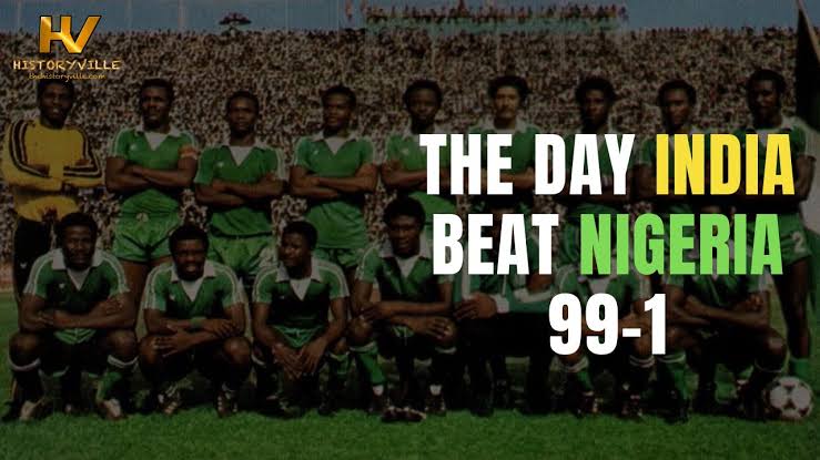 The day India beat Nigeria 99-1 - Nigeria Gossip